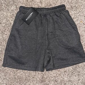 Charcoal Grey Sweat Pocket Shorts